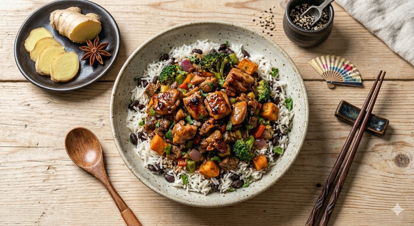 Pollo Teriyaki casero